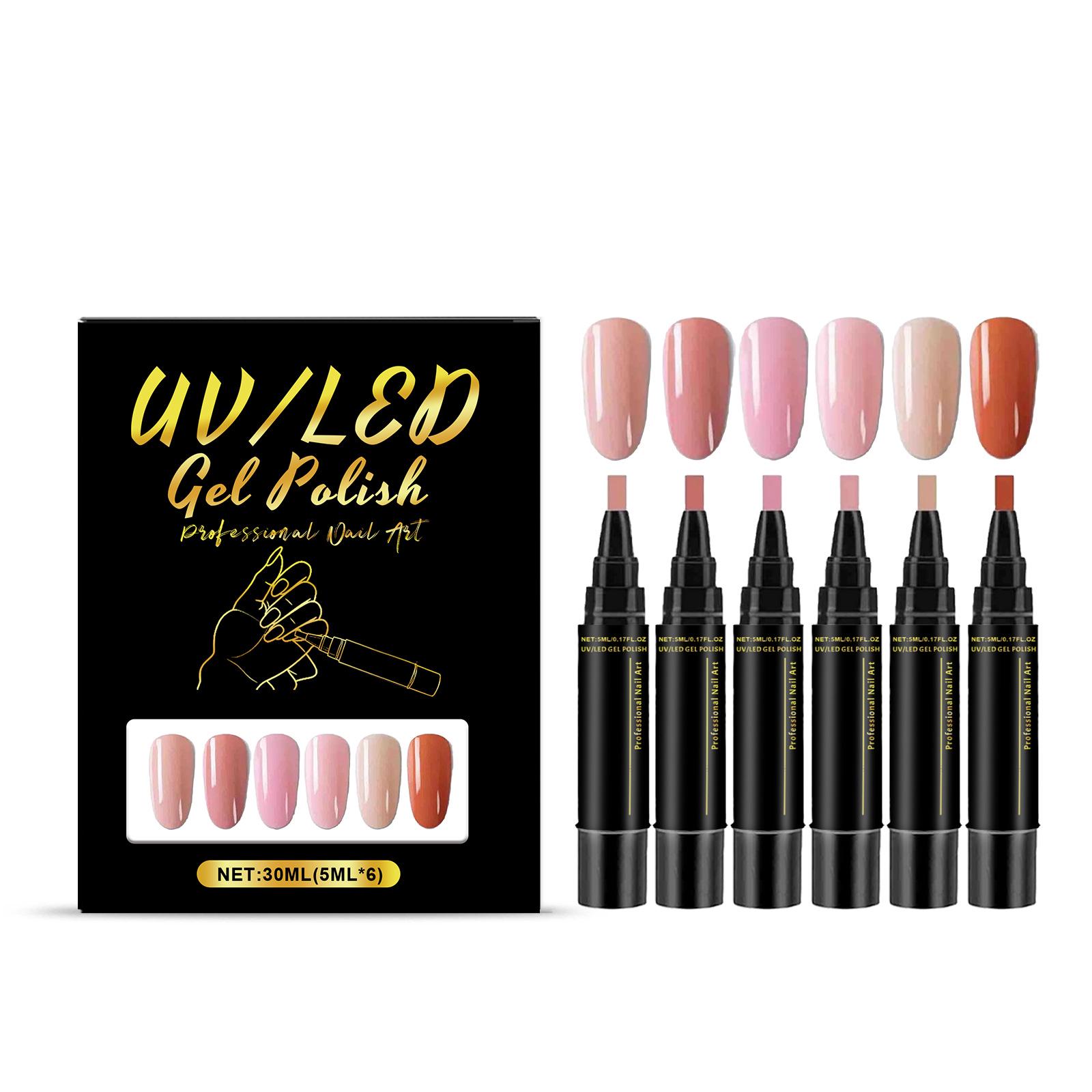 Набор гелевых ручек для нейл-арта: Модный Многоцветный, Легкий Домашний Маникюр