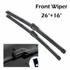 LHD RHD Front Rear Wiper Blades Set For BMW X1 F48 2015 -   2018 2017 2016 Windshield Windscreen 26"16"14"