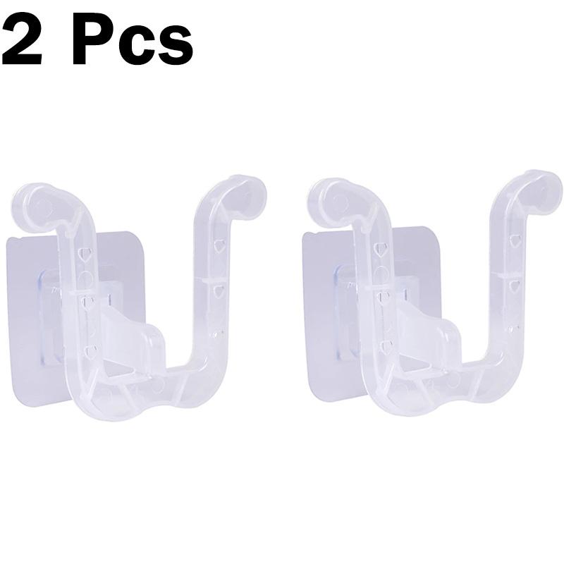 2Pcs Slipper Hooks Bathroom Wall Mounted Punch-Free Slipper Racks Self-Adhesive Storage Rack for Slipper Shoes Hanger Holder
