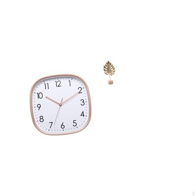 Vintage Digital Wall Clock with Metal Sculpture Design Low Noise Art for Dining Room Home Farmhouse
