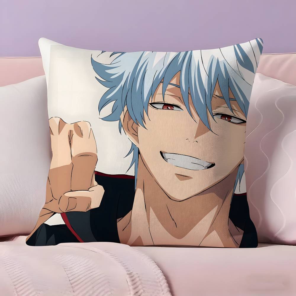 G-GINTAMA Anime Pillow Case  Ultra Soft Skin Friendly Fabric Cloud Like Comfort & Concealed Zipper
