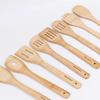 6pcs Kitchen Utensils Set Non-Stick Cookware For Kitchen Wooden Handle Soup Spoon Spatula Rice Spoon Shovel Kitchen Sets