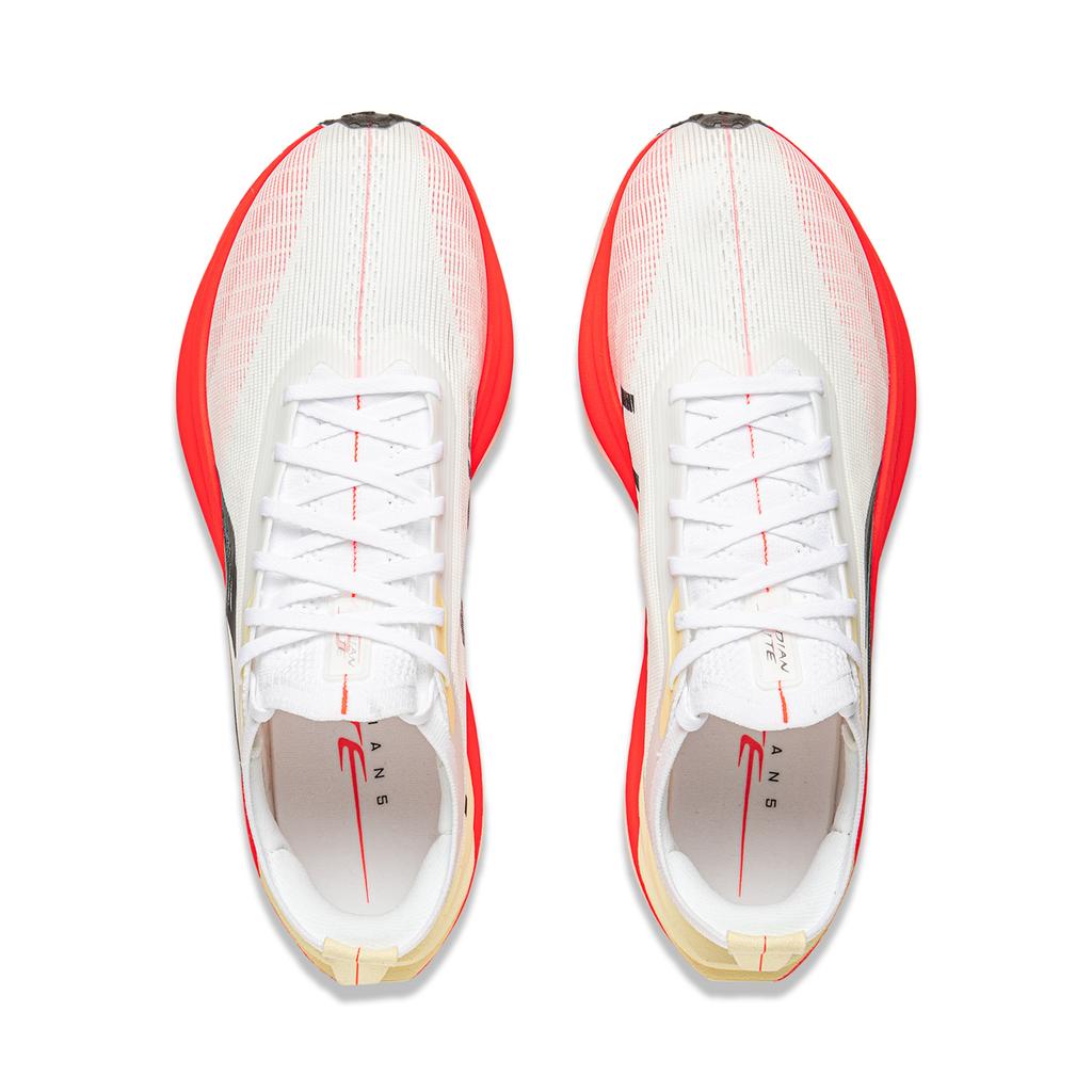 Li Ning Feidian 5 Elite Ultralett Teknologi Karbonplate Løpesko Unisex Løpesko Standard-Hvit ARMV003-1