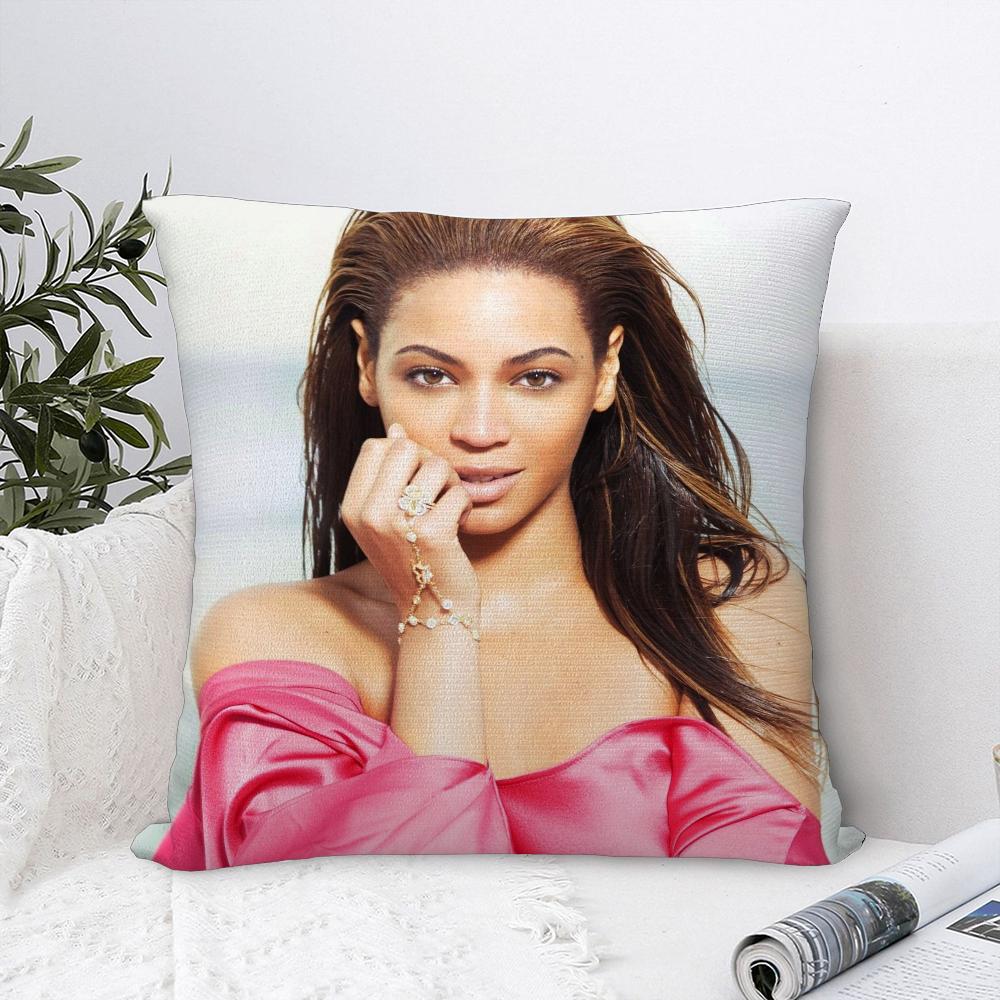 B-Beyonce Singer Pillow Case Plush Fabric Soft Pillowcase Double Sided Print Sofa Cushion Cover Throw Pillow Cover