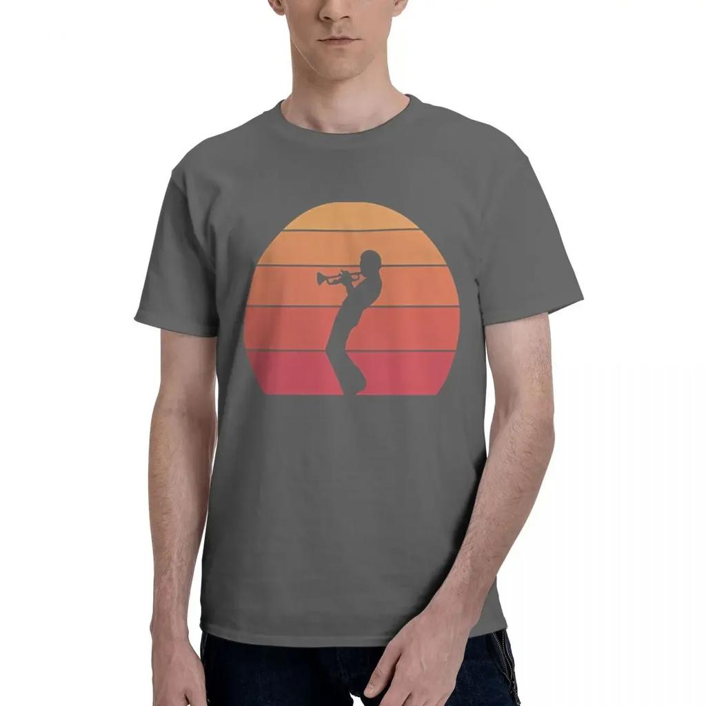 Miles Davis Trumpet Sunset 100 Cotton Casual Breathable Confortable Vintage New Gifts And TShirts Graphic Tee