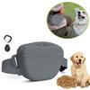 Silicone Dog Treat Bag Adjustable Puppy Snack Pouch Food Reward Storage Bag  Outdoor Activities