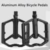 1 Paar Fahrrad-Aluminiumpedale Rennrad und Mountainbikes Flachpedale Lager Langlebig Leicht Vielseitig Fahrradzubehör