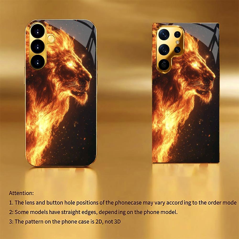 King Bestseller Model Luxurious PhoneCase Electroplated Glass PhoneCase for Samsung Galaxy S26 S25 S24 S23 S22 S21 FE,Ultra,Plus