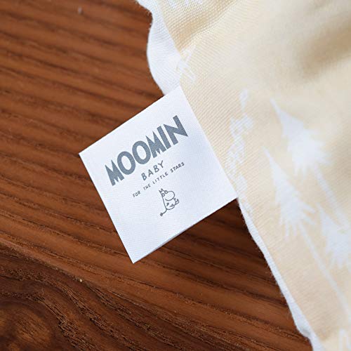 baby.e-sleep Moomin Baby Bedding Set (7-Piece Mini), Made in Japan, Sunny Beige