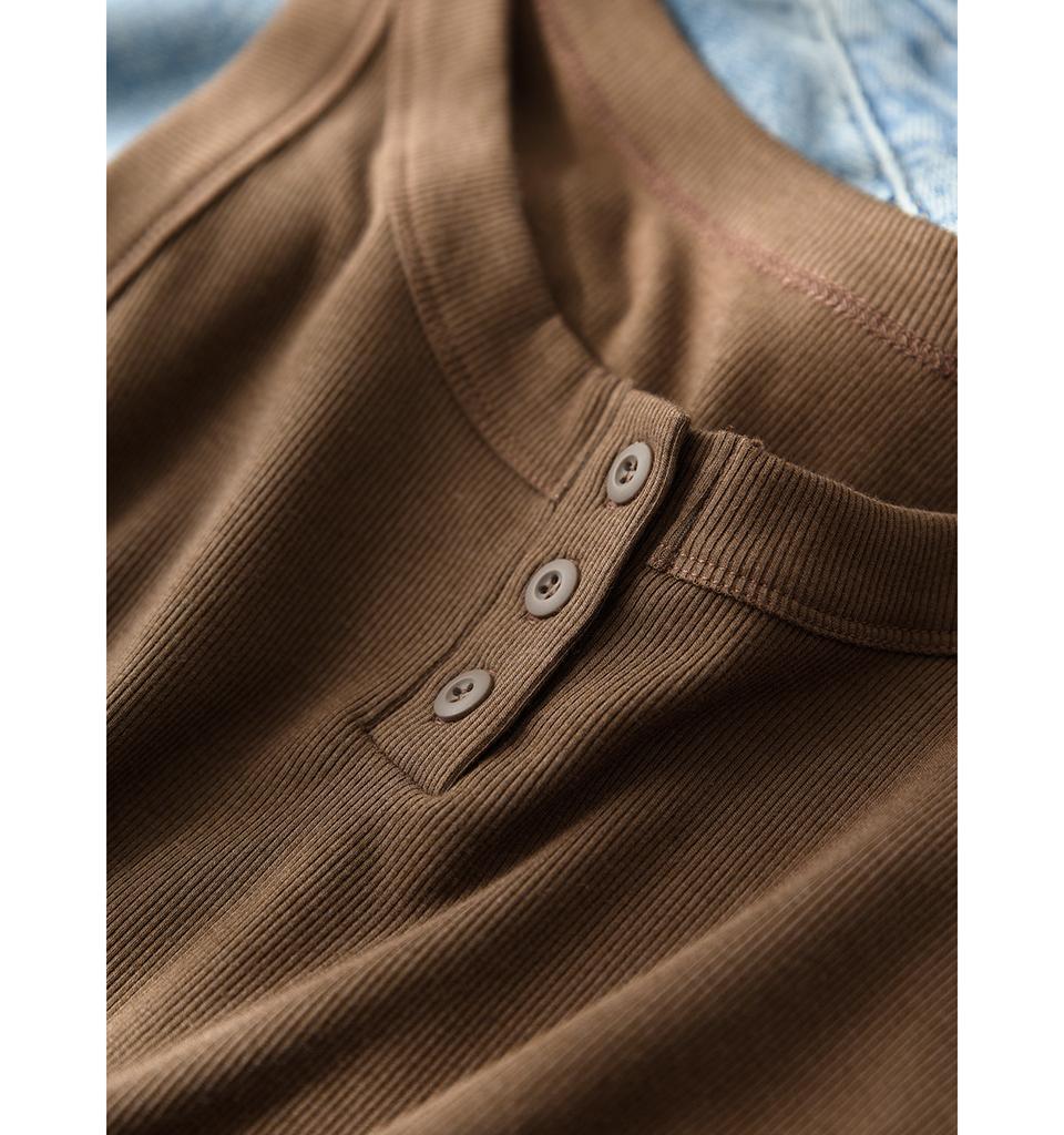 Women's Cover Side Breasts Anti-glare Inner Wear Outside Button Cotton Tank Top