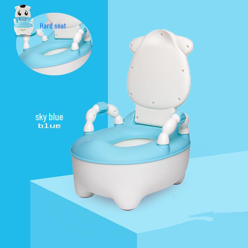 

Детский писсуар для приучения к горшку с большим ящиком для мальчиков и девочек Regular version cow синий