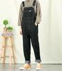 Jeans Men Men's Modis Oversized Denim Workwear Men's Denim Bib Pants Men's Slim Suspenders Black Jeans