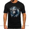 Jungle Ape Watercolor Tee 100% Organic Cotton Relaxed Fit Artistic Gorilla Design for Wildlife Enthusiasts