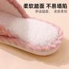 Pantufas de algodão quentes antiderrapantes para uso doméstico interno no inverno, pantufas de algodão felpudo para chão