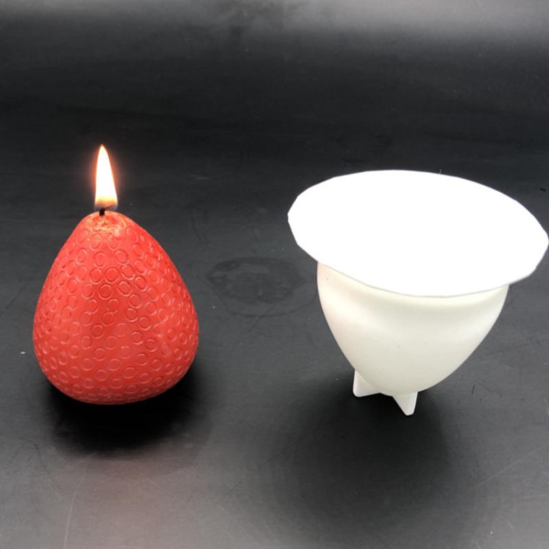 Fruit Strawberry Silicone Mold Fondant Chocolate Jelly Making Cake Tools Decorating DIY Plaster Clay Resin Art