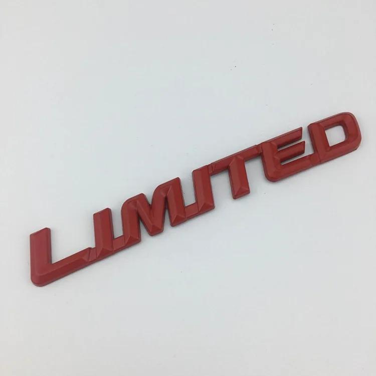 3D Metal Limited Emblem Logo Decal Car Fender Trunk Badge For Jeep Grand Cherokee Toyota Highlander Limited Sticker Accessories