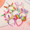 Korean Style Colorful Cartoon Headband for Birthdays, Cute Spring Dress-up & Fun Photo Props Cake Hat