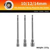 Hex Driver Bit Magnetic Hex Bit For Garage Use Strong Magnetic Core Magnetized Tip Retention Hexagonal Shaft Design
