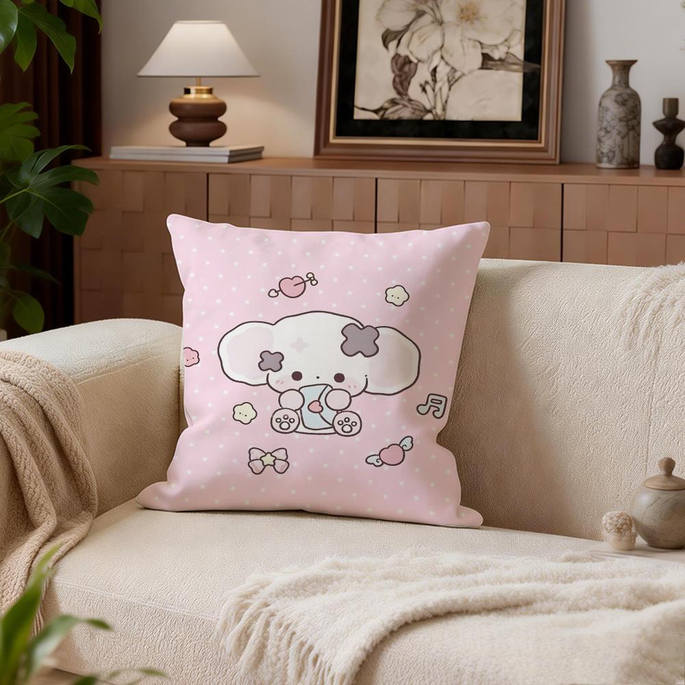 

Cute nonomochi Cushion Cover Cushion Cover Set 4Pcs 50x50 45x45 40x40 Pillowcase Decorative Sofa Home Decor 30X30cm