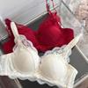 Ladies Summer Light Luxury Pure Lace Stitching Small Breasts Together To Show A Large Support Adjusted Underwear