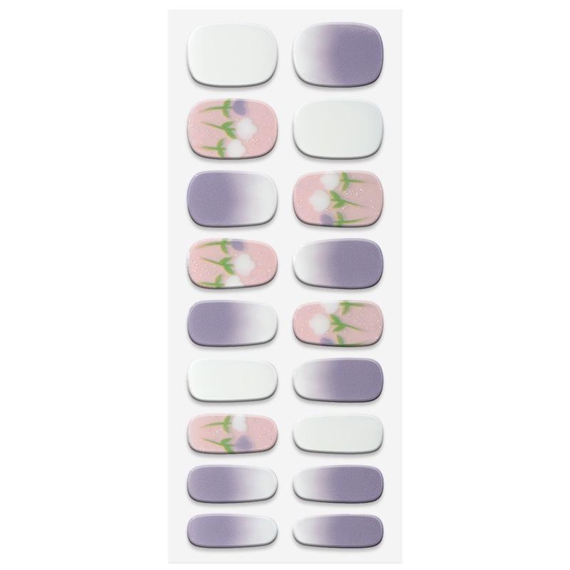 Sommer Gel Nagelsticker: Phototherapie, UV-Rouge, Halbfertiges Design