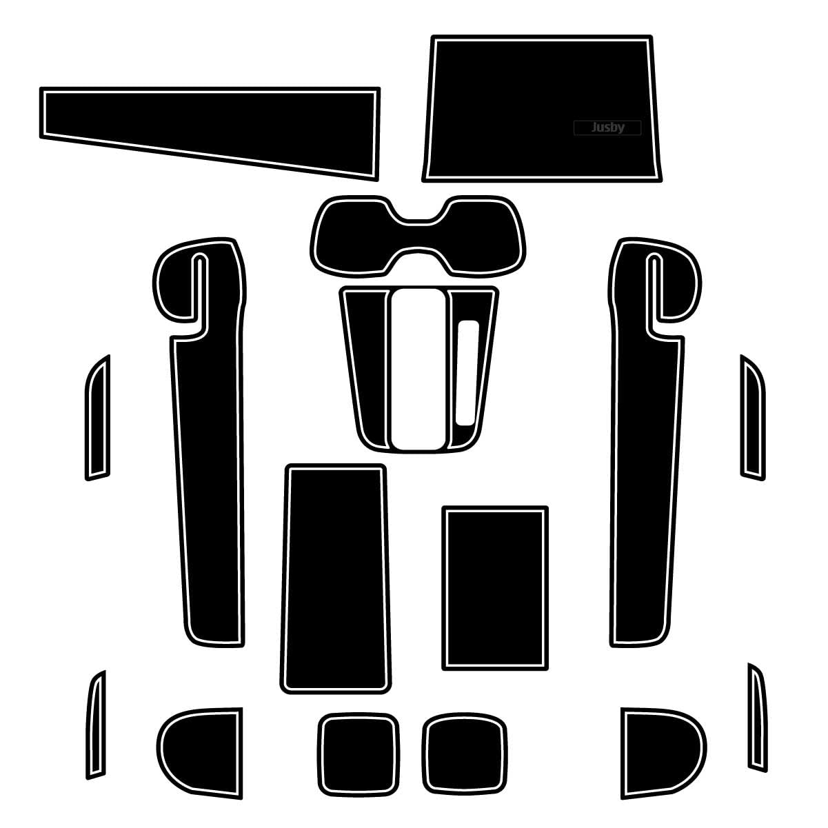 

Новый Suzuki Swift Интерьер Резиновый Карман Двери Пол Защищает от Царапин и Шума Модели (5-е поколение, 2023.12~) Коврики, Аксессуар, Предотвращение,