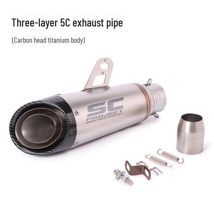 Ninja SC Double Layer Motorcycle Exhaust Tail R25R3R6