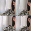 Black Cherry & Peach Heart Earrings Set: 4-Piece Trendy Daily Wear for Women