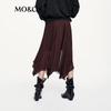 MO&Co. 2025 Autumn Sheer Chiffon A-line Long Skirt