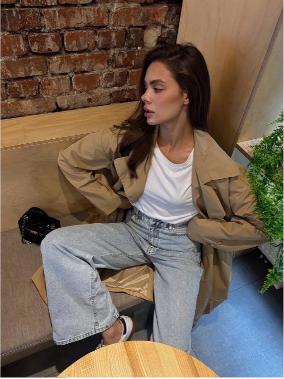 2025 Women's Wide-Leg Jeans - Autumn Fashion from Russian Foreign Trade