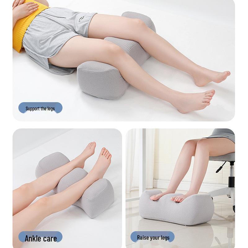 Memory Foam Leg Elevation Pillow for Sleeping and Varicose Vein Relief