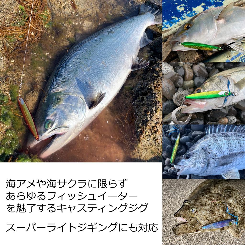 AbuGarcia Surf Slayer 40g Blue Pink Sardine SSSRFSL40G-BPKIW Metal Jig Rainbow Trout Sea Cherry Blue Fish Flounder