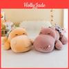Cute Hippo Plush Toy Pillow, Soft And Fluffy, Perfect Birthday Gift, Available In Pink And Yellow, 55 Cm