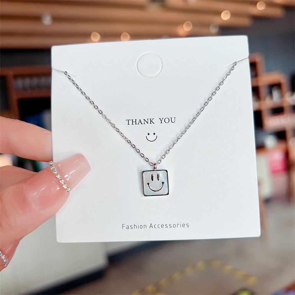 Elegant Zircon Titanium Steel Necklace: Women's Luxury Clavicle Chain with Fashion Pendant