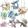 Popular Character Eevee Glaceon Umbreon Anime Y2K Cartoon Acrylic Keychain Accessories Keyrings Backpack Charm Gifts Decoration