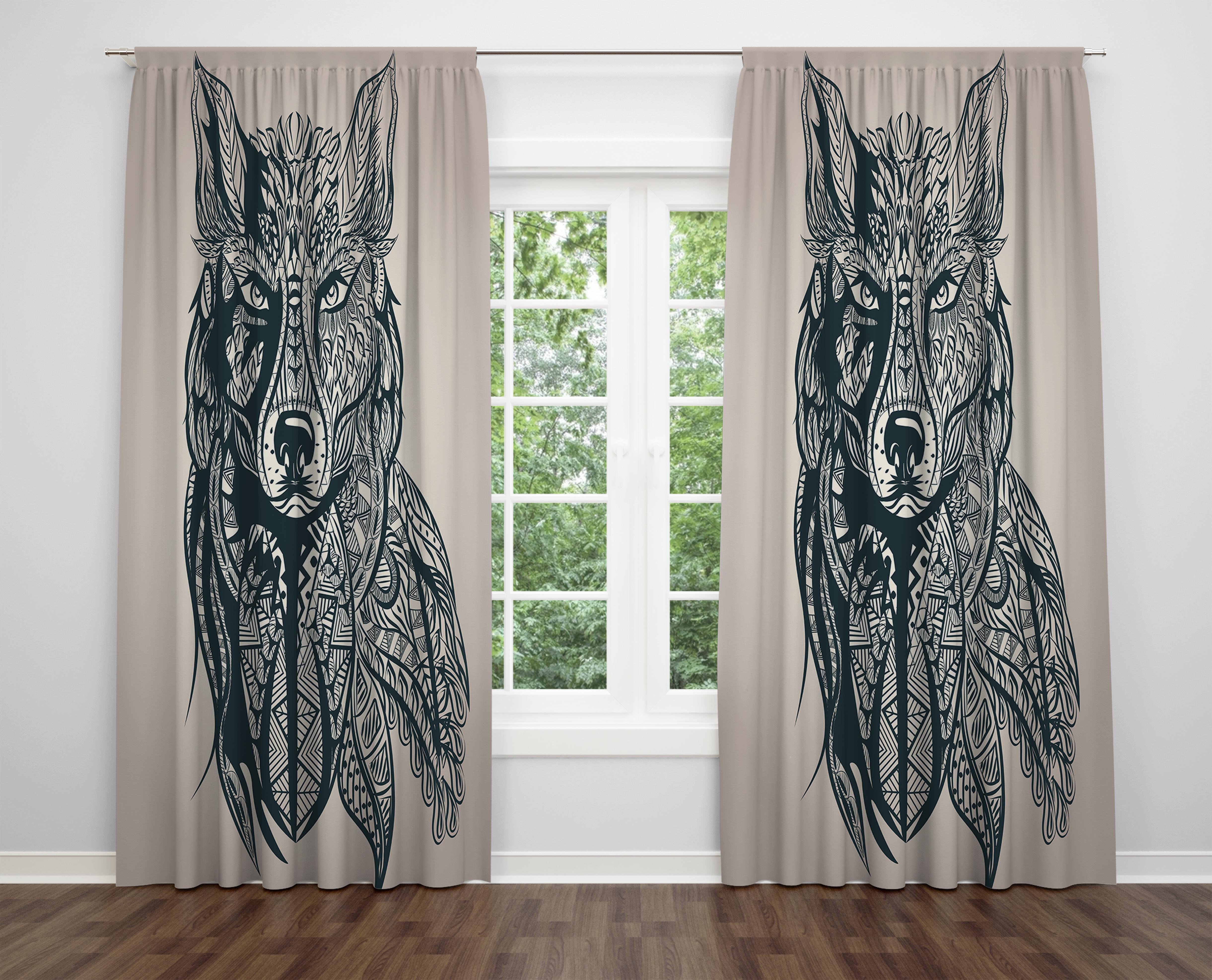 

Декоративний дизайн, високоякісна бавовняна тканина, ви можете вибрати одну або подвійну фіранку з крила 1 piece різнокольоровий