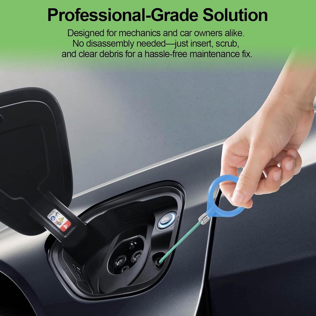 Auto Sunroof Drain Cleaning Tool Long Flexible Drain Brush for Clogged Pipes Tube Cleaning Brush for Car Sunroof, Car Wiper, Fuel Tank Drain Hole,