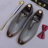 Whole Leather Leather Oxford Men's Dress Business Leather Shoes Men's Shoes Cowhide Round Head English