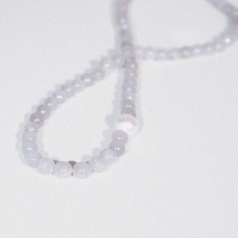 Kiee Oshimu (Silver925) 504 Silver Pearl Spot Necklace