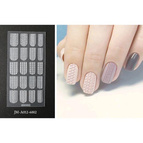 New Nail Art Sticker Nail Sticker 3D Nail Art Decoration Matte Dark Matte New Technology Two Ways To Use