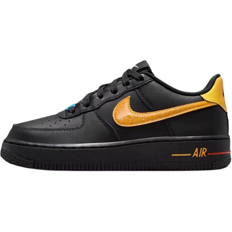 Nike Air Force 1 Low GS 'Black Multi-Color'