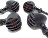 Szmsmy Bike Turn Signal Bird Gauge, Black, Set of 4, Billet Bullet Bullet Bullet Universal
