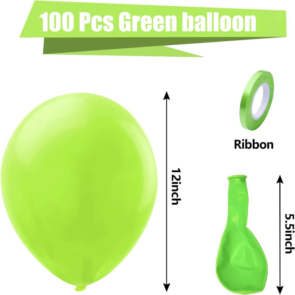 100PCS multi-color latex balloon set suitable for birthday parties, weddings, Valentine's Day party decoration