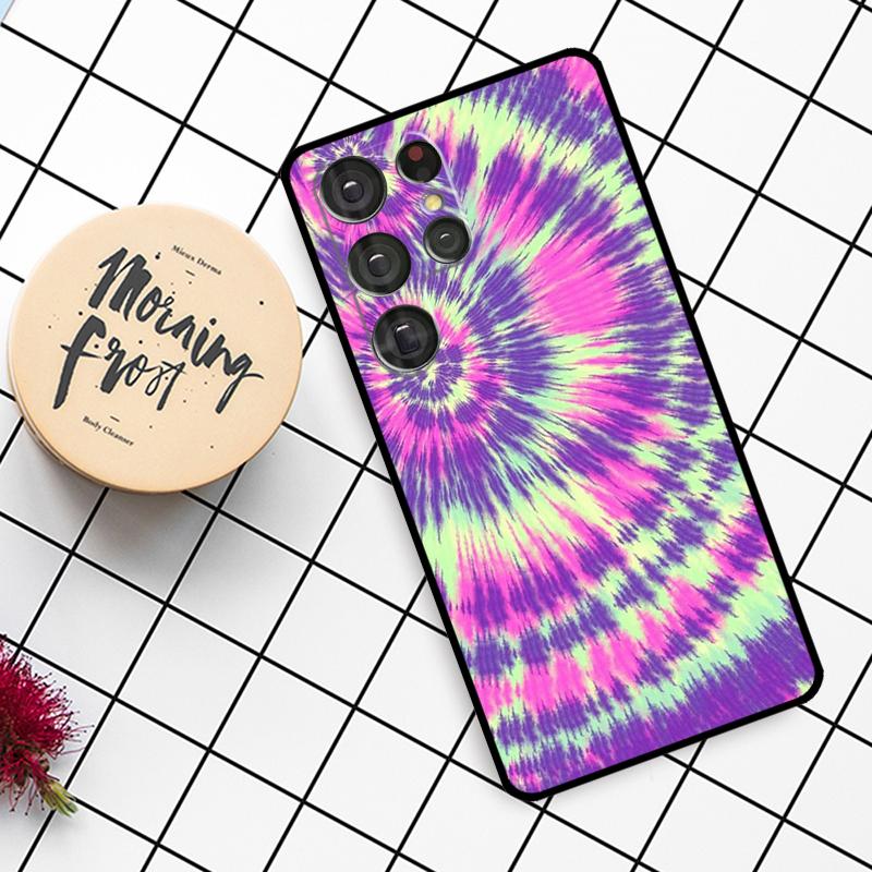 

Rainbow Spiral Tie Dye Case For Samsung Galaxy S24 FE S20 FE S21 S22 S23 S24 S25 Ultra S9 S10 S25 Plus Phone Cover Galaxy S25 FE
