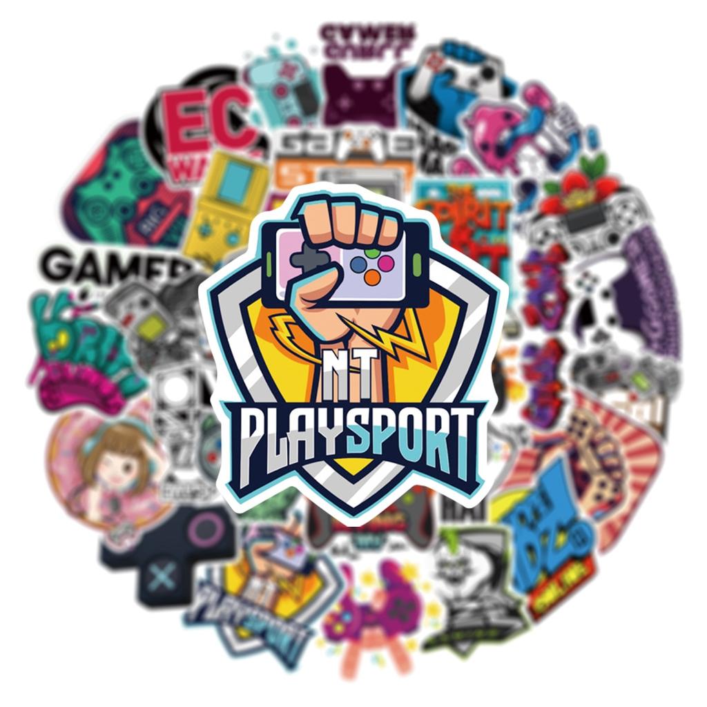 10/50 buc. I love games stickers Autocolante vintage pentru jocuri video graffiti pentru bagaje DIY, laptop, skateboard, autocolant pentru biciclete