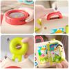 Montessori Musical Baby Car Key Plaything Camera Bus Shape Interactive Baby Rattle 0 3 6 9 12 18 Months Young Boys Girls Teething Rattle Plaything