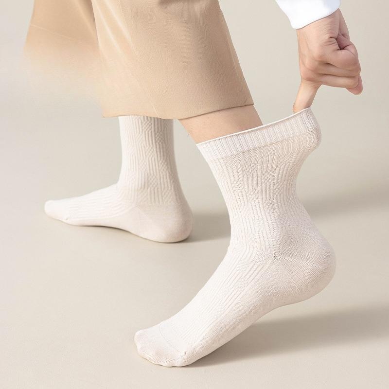 Herren Locker Sitzende Dicke Socken, Anti-Pilling Freizeit Herrensocken, Business Wadenlange Socken