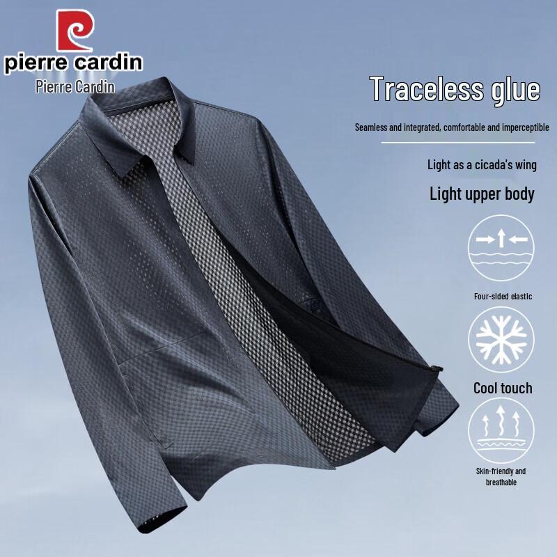 Pierre Cardin Men s Cooling Ice Silk Sun Protection Top M