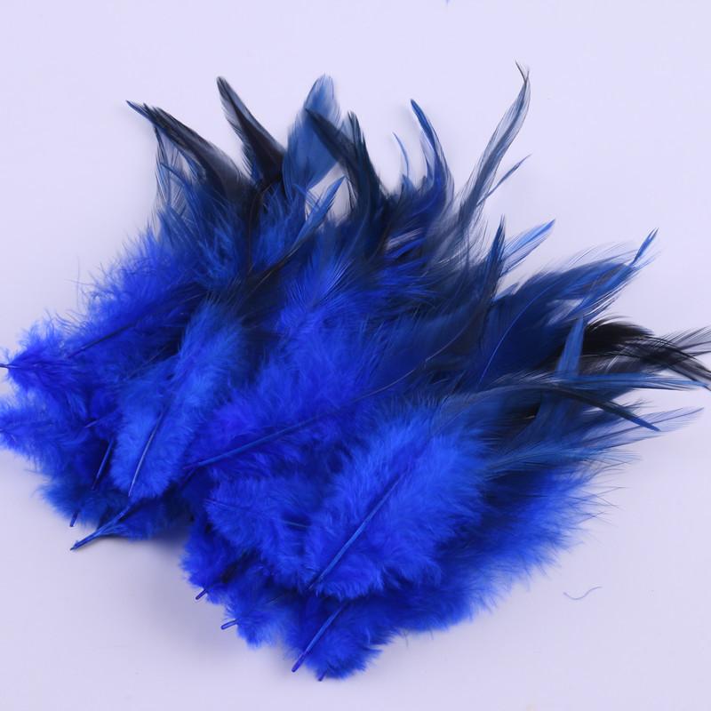 100Pcs Dyed Chicken Feather Feathers 10-15cm for DIY Crafts Handmade Jewelry Wedding Party Festival Costume Decorations