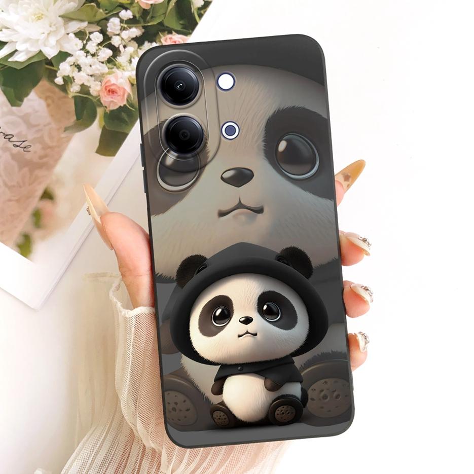For Vivo Y05 4G Case Cute Dog Panda Cartoon Cover Shockproof Soft TPU Phone Case For Vivo Y11d Y 05 VivoY05 VivoY11d Fundas Bags